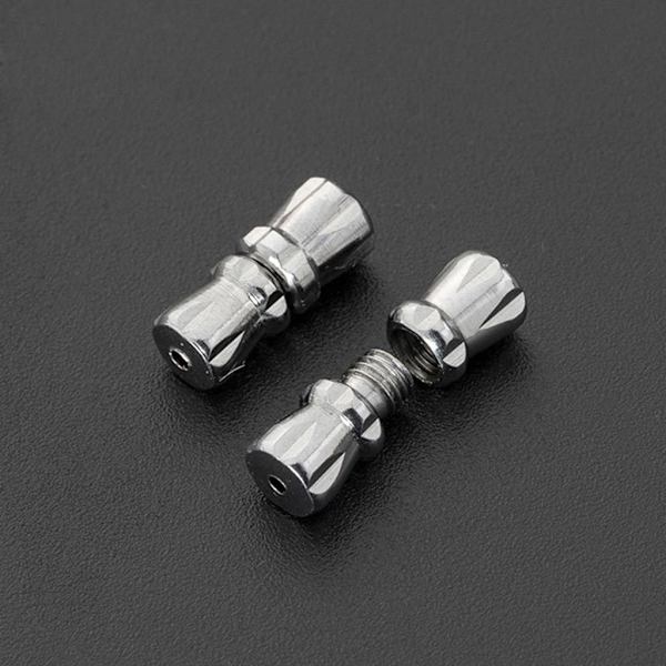 10 stycken fatskruvspännen 4,33 tum Längd Silverfärg Skruv Twist Spänne För DIY-halsband Armband Smyckenstillverkning