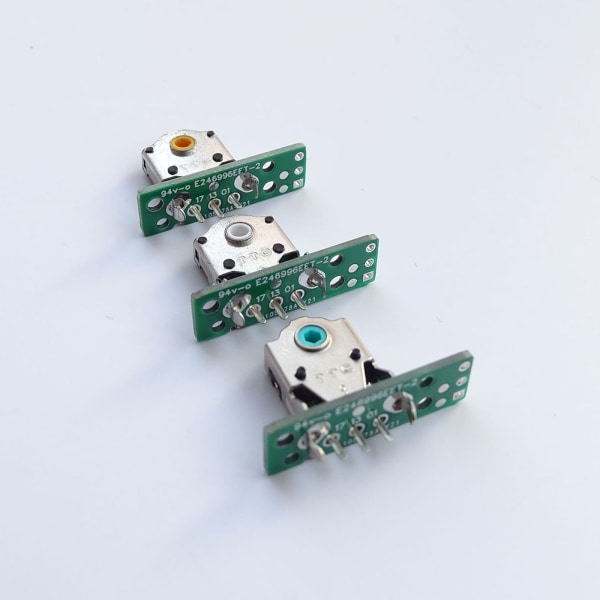 Mouse Wheel Encoder Decoder Mus Mitt för Keyboard för G403 G603 G703 Mus 9mm Silver/Grön/Golden Core Set C