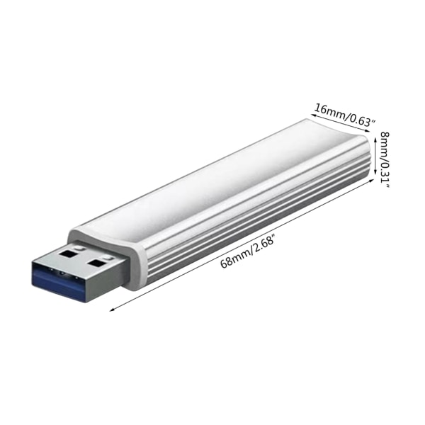 Aluminium USB Hub 3 Port USB 3.0 Adapter Extension USB 2.0 Dock Station UltraSlim Portable Data Hub USB Splitter Gray