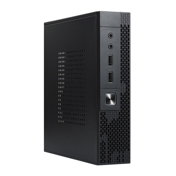 ITX Dator för Chassi QX02 Mini Desktop för Chassi Industriell Kontroll Hemmabio PC Gaming för Chassi Front USB Audio Inte