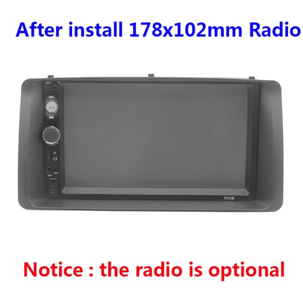 2DIN Paneladapter 7\" Skärmar