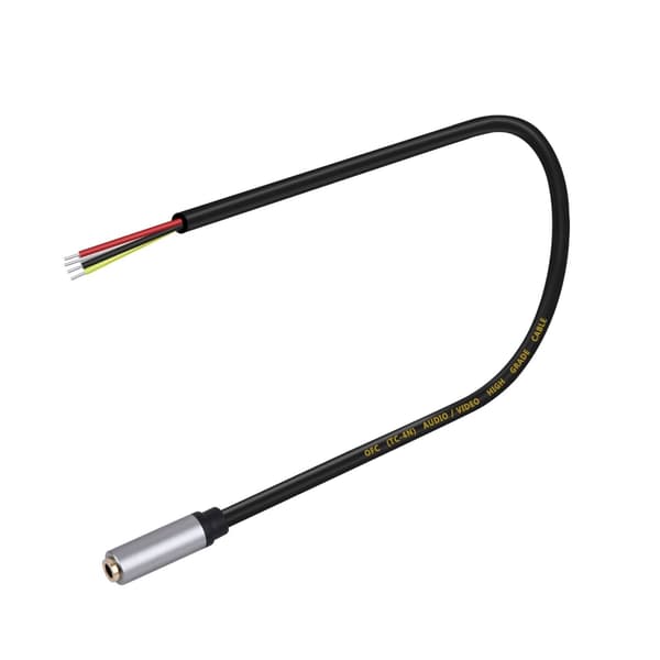 3,5 mm hunn lydplugg til blank ledningskabel TRRS-kabel erstatning