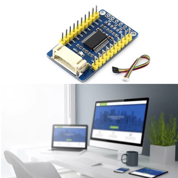 MCP23017 I2C udvidelseskort udvider 16 ben til op til 128 I/O, I2C-grænseflader
