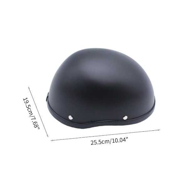 Nyhetshjelm Beanie Skull Cap Scooter Åpen Hjelm for Voksne Beanie Lue