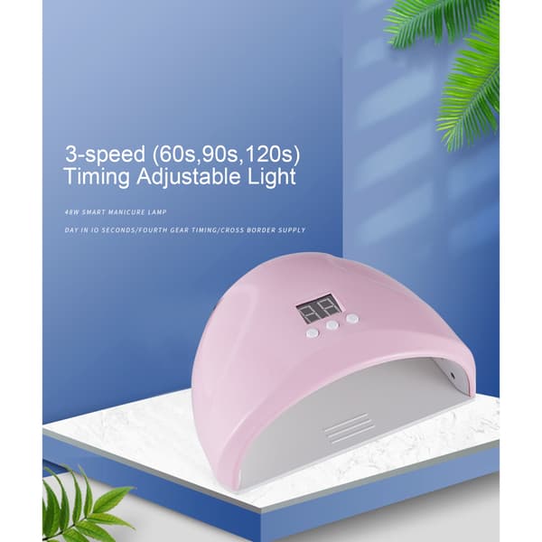 UV LED neglelampe USB negletørrer hærdelampe UV-lys automatisk sensor