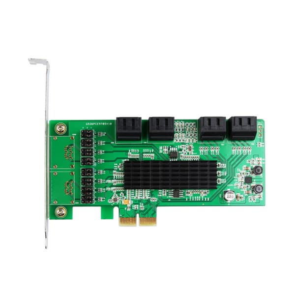 8 Port PCIE Sata Udvidelseskort PCIE til Sata 3 Controller 6Gbps SSD Kort til PC