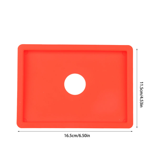 Mjukt silikonskydd för case Lämplig för Apple Magic Trackpad2 Tillbehör Snabbkoppling Stötsäker pekplatta för hon Black