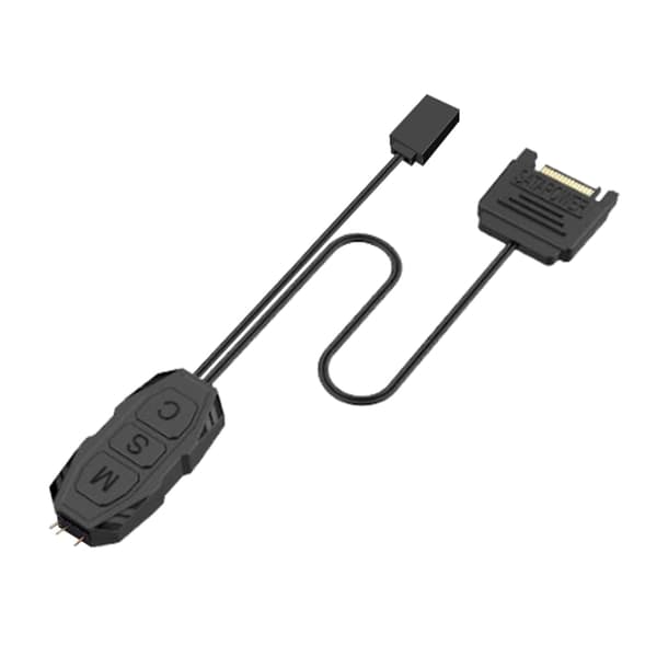 5V 3Pin til ARGB Adapter Controller Computer Blæser LED Lysstyring