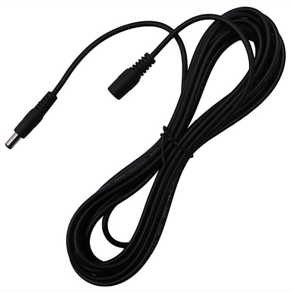5m 5.5 x 2.1mm DC Strömkontakt Jack Adapter Kabel 12v 3A Kabel DC Hona Hane Förlängning Extern Plugg