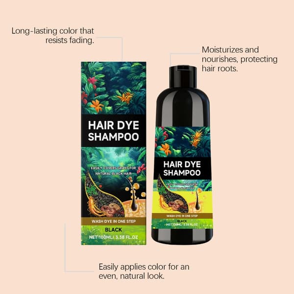 Dybdenærende Urte Shampoo 100ML til Beskyttelse af Farvebehandlet Hår