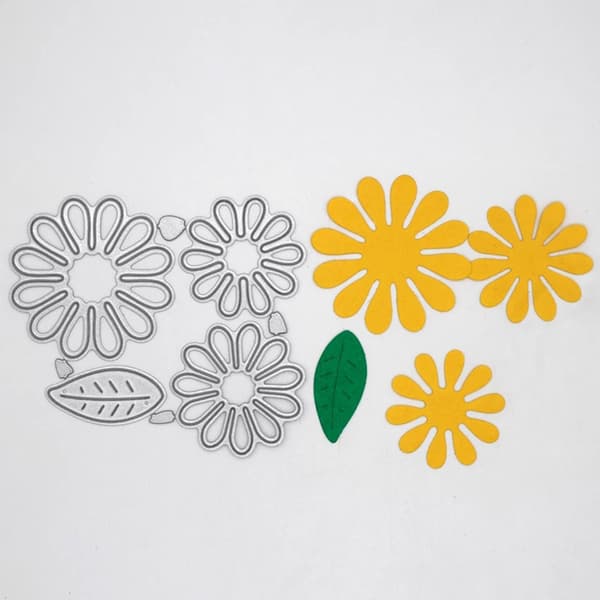 Blomsterblad Metall Kuttestanser Håndlaget Håndverk Barn Jenter Gutter