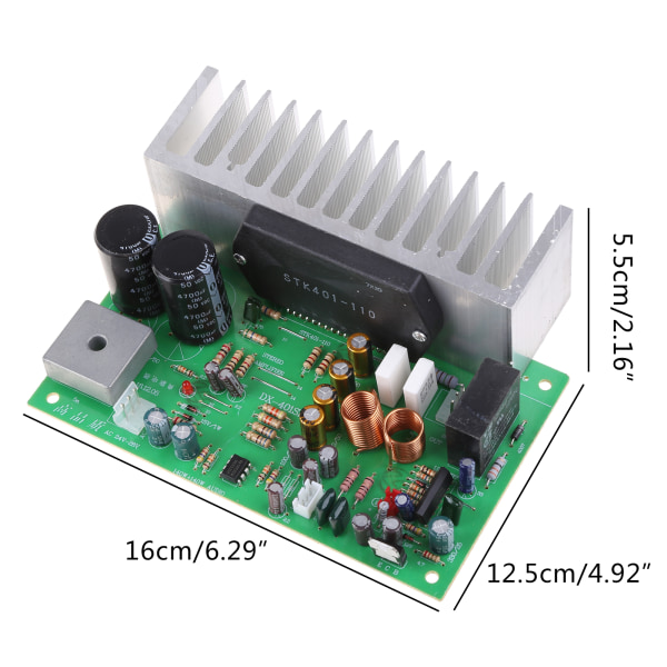 STK401 Amplifier Board 140W+140W Dual Channel Audio Amplifier Board Speaker DIY Audio Module Kit