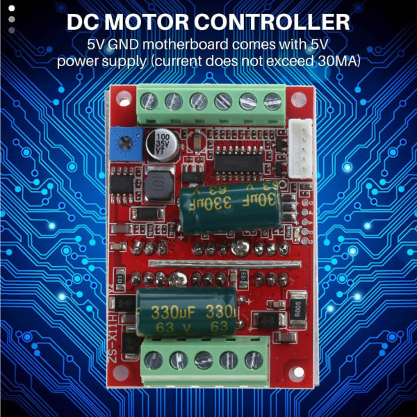 DC6-60V 350W BLDC-fas borstlösa motorstyrenheter PWM Hall Motor Control Driver Board med kabelstyrkortsmodul
