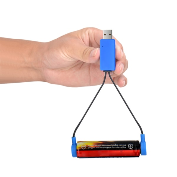 Magnetisk USB batteriladdare för 26650 21700 20700 18650 16340 Li-ion uppladdningsbart batteri Nödladdare för mobiltelefon