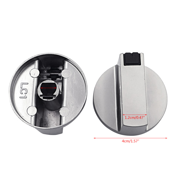 Gasspis Spiskontrollrattar Adaptrar Ugnsvridningsomkopplare för brännare Kontrollratt Byte Universal 8mm/0,31''