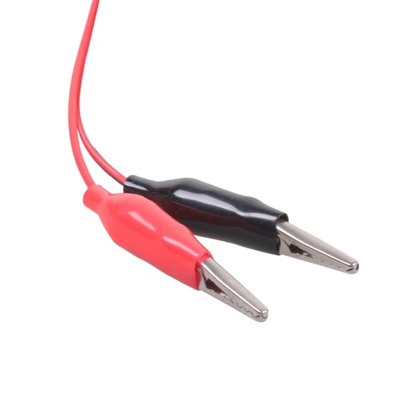 12V batteriladekabel i plasttekstur egnet for bilbruk