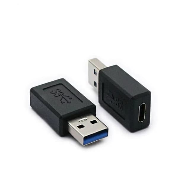5V3A USB3.0 Hane till Typ C Hona Adapter För Snabb Dataöverföring 5Gbps