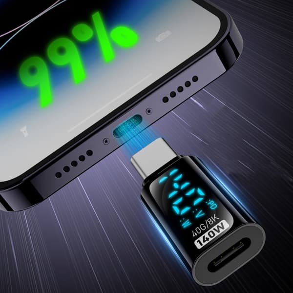 USB C Hun til USB C Han Adaptere Praktisk Opladning og Dataoverførsel