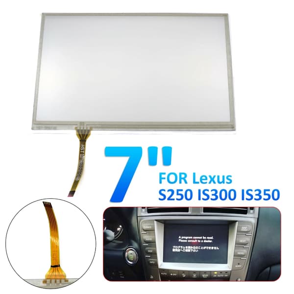 for E53X5 00-06 / E39 96-03 / E38 95-01 Erstatt LTA070B510F Berøringsskjerm