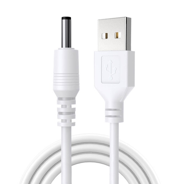 USB till DC3,5 mm power 50 cm/1,97''L Barrel Jack Laddningssladd Små apparater Power Snabbladdningskabel