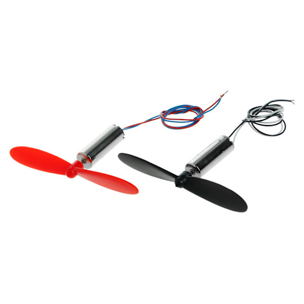 1 par för DC 3.7V 720 Mini Model Helikopter Coreless Motor Propeller Great Torq