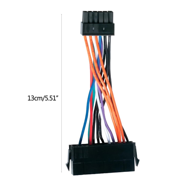 10 cm ATX 24-stifts till 12-stifts strömförsörjningskabeladapter 24p till 12p sladd för Acer POWER -AM Support 1150 1151 moderkort