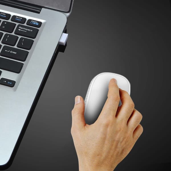Stilfuld musebase til Magic Mouse 2/3 Forbedret greb Holder bevægelser glatte Black