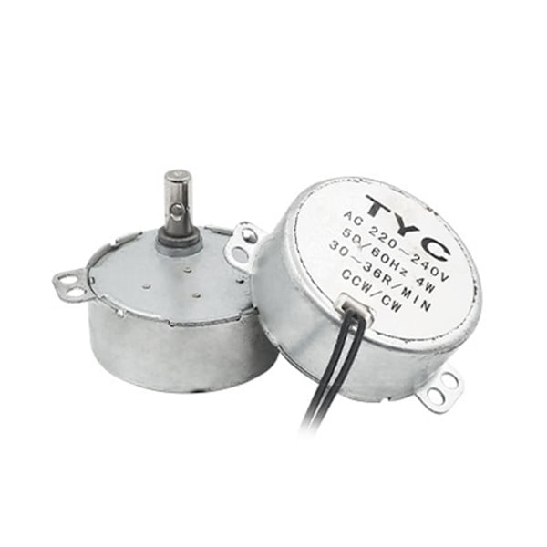 49KTYZ Synkronimoottori DIY-projekteihin, 2,5/5/10/15/20/30RPM, 220V, 4W Multicolor 20rpm