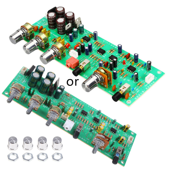 DX338A Front Tuning Board Dual AC Dual 12V Series power Förförstärkare Tonkontrollkort