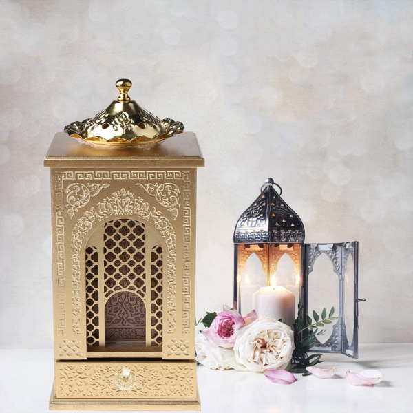 Vintage Ramadan Arab rökelse för brännare hållare muslimska hem Eid Mubarak Decoratio