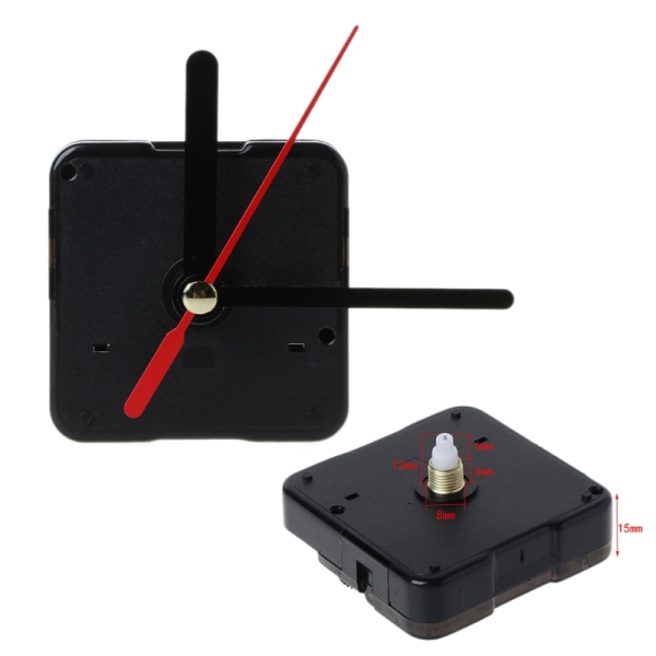 DIY Quartz Clock Movement Silent Kit Set Batteridriven mekanism för inomhus utomhus för tidsklockor användning null - 69