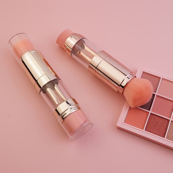 Rese Kabuki-sminkborste för foundation, rouge, bronzer och puder, infällbar