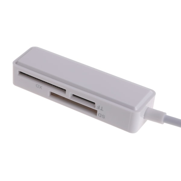 Miniminneskortläsare 3 i 1 kortläsare USB C kortläsare TFSD XD 3 i 1 kortläsare för bärbar telefon surfplatta