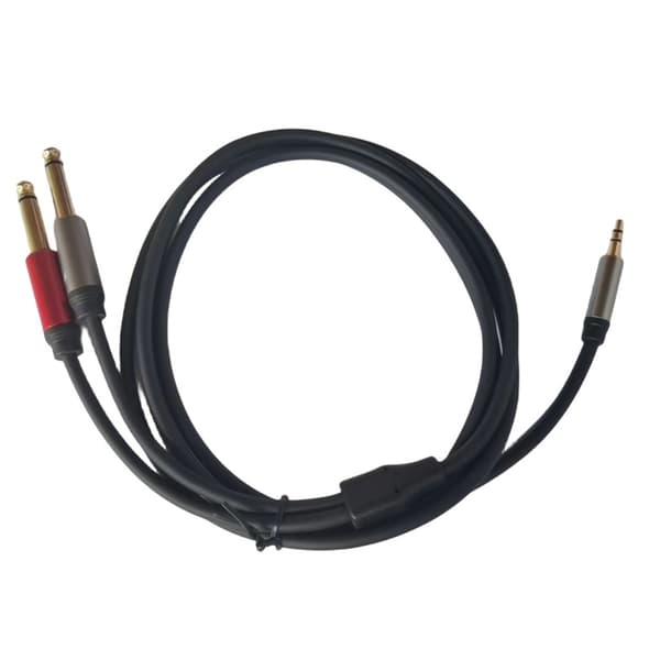 3,5 mm 1/8 tomme han TRS Stereo til Dobbelt 2 x 6,35 Kabel Indsæt TRS Lydkabel