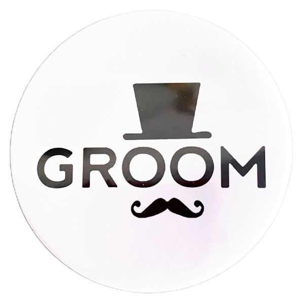 Team Brudgum/Groom Badge 6st/ set Bachelor Party Kläder Dekoration Tillbehör null - Gallery