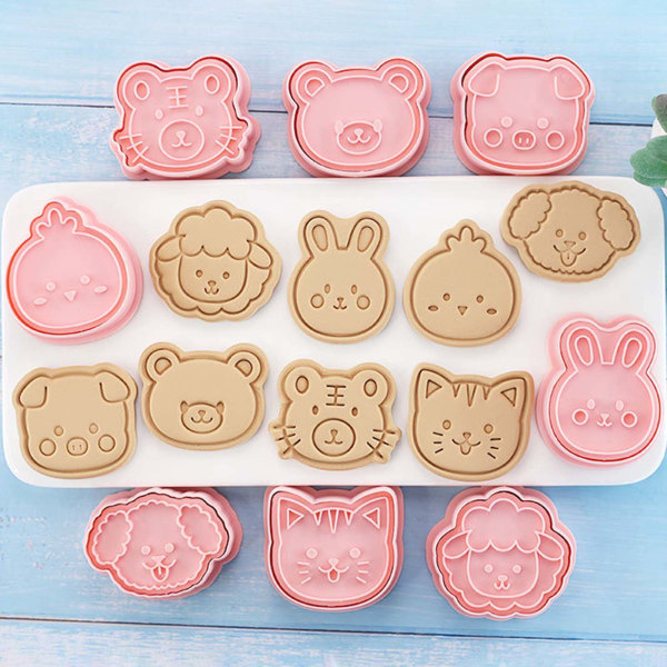 8-pack molds Mould DIY Bakning Cookie Cutter molds
