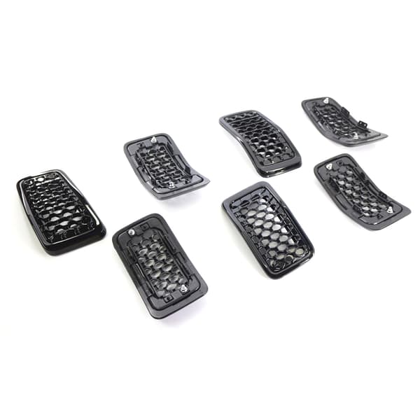 Front Grill Sort Mesh Grill Indsatser Dækker Tilbehør Passer til Cherokee 2019+