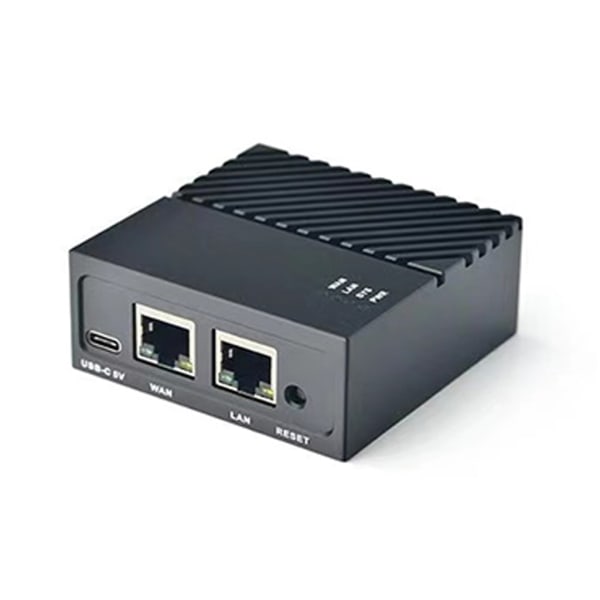 Nanopi R4S Mini Router 1GB/4GB LPDDR4 CNC Full Metal för Shell RK3399 Dual Gigabit Ethernet-port för IOT NAS för Smart H