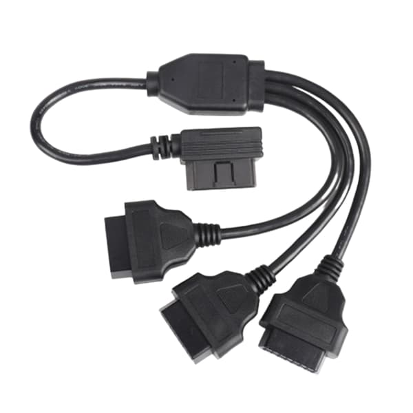 Pålideligt OBD2 Forlængerkabel L Splitter Kabel Saml & Analyser Data Nemt