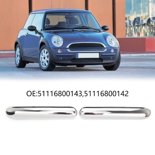 Auto Støtfanger Tåkelys Grilldeksel Biltilbehør 51116800143, 51116800142 Plating