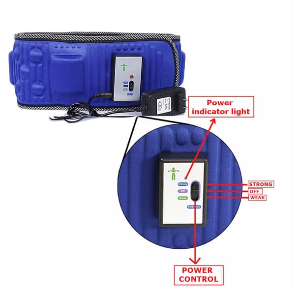 (En st.) Lazy Exercise Fat Burning Vibration Slimming Belt