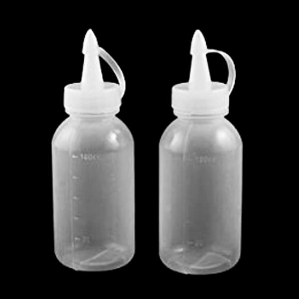 10 st Påfyllningsbara Plastflaskor med Lock, Klämflaskor för Kryddor