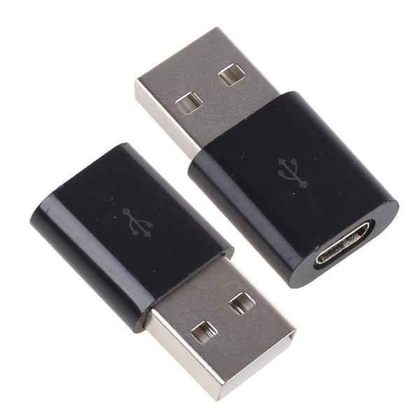 USB 2.0 hane till mikro USB hona-omvandlare Passar för Micro USB -fläktkortläsare för Macbook Micro till USBC OTG-kontakt