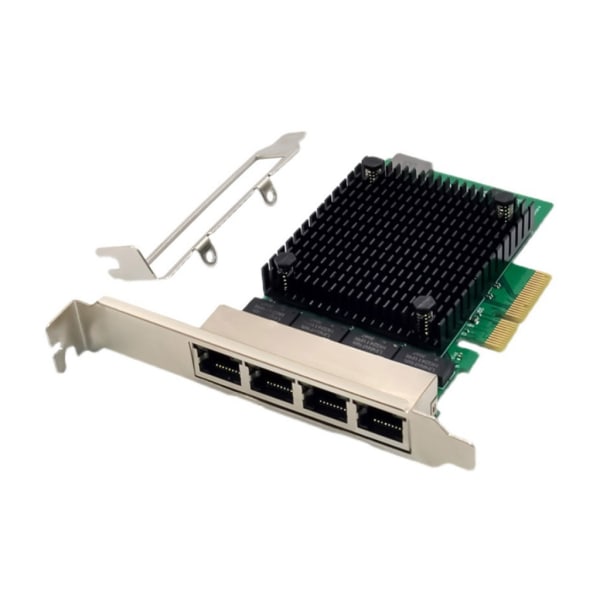PCI-E X4 2,5 Gbps Gigabit nätverkskort RTL8125B 4-portars Ethernet nätverkskort Desktop Server Nätverksadapter Anslutning