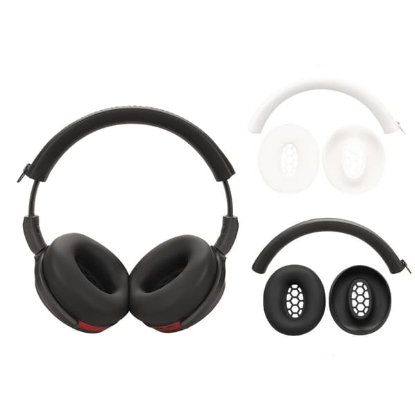 1 Par myke svamp-erstatningsøreputer for HD450BT Bluetooth-kompatible Black
