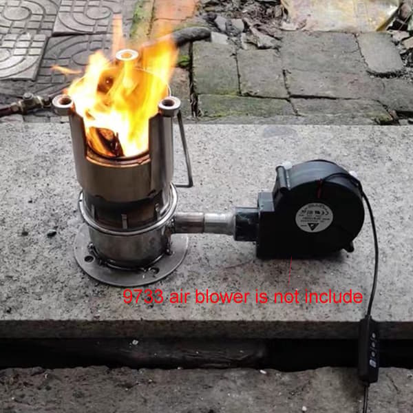 Universal 38 mm luftkanalrør til 97x97x33 mm grillventilator 12V 24V røghusventilator