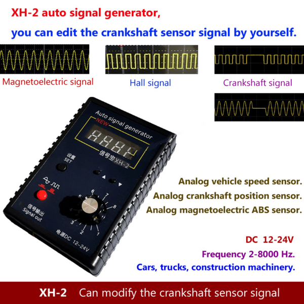 Fordon Vevaxel Sensor Signal Simulator Bil Signal Generator Bil Hall Sensor