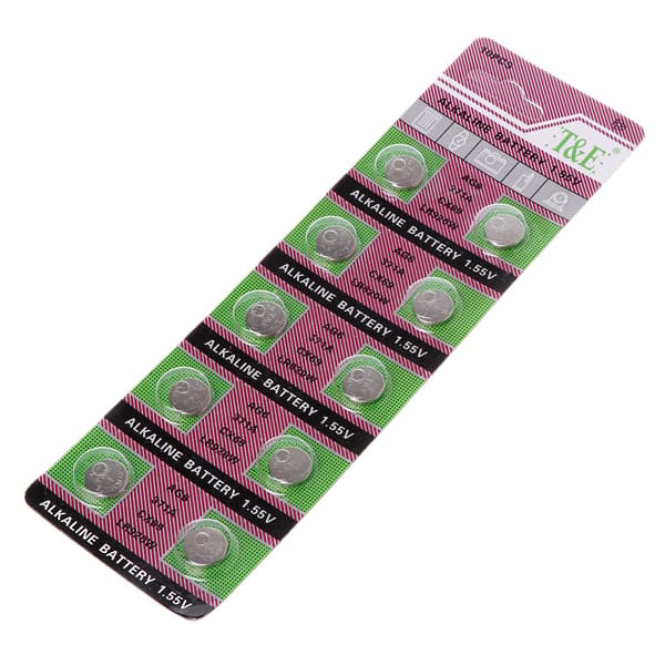 10 stk. AG6 Alkaline Batteri 1,55V Knapcelle SR920 Ur Batterier