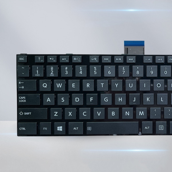 English Black Edge Tangentbordstillbehör för C855 C855D L850 L850D L855 C870 C870D C875D Laptop Tangentbord Ordinary keycap