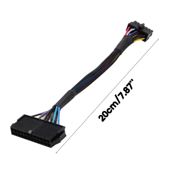 Högkvalitativ ATX 24Pin till 14Pin power sladd 24p till 14p 18AWG tråd för Lenovo Q77 B75 A75 Q75 H81 moderkort